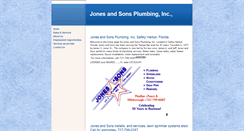 Desktop Screenshot of jonesandsons-plumbing.com