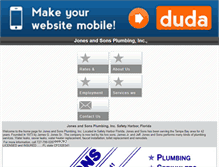 Tablet Screenshot of jonesandsons-plumbing.com